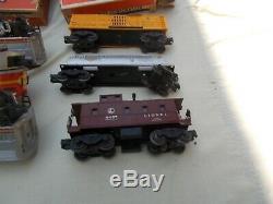 Lionel O Gauge Train Set Santa Fe 2343 Aba Units With Set Box 2191w & Cars