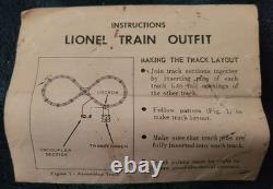 Lionel O27 Gauge Diesel Engine Train Set Vintage 1960s