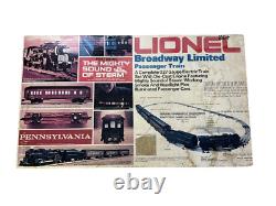 Lionel Pennsylvania 1930 Broadway Limited Train, Complete 027 Gauge SEALED