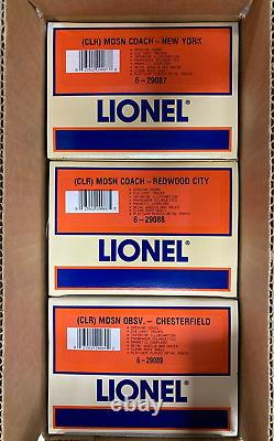 Lionel Platinum Ghost Set 38150 F3AA and 29086 3 Car Set brand new