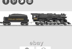 Lionel Polar Express Trains, Locomotive and Tender, 2 Pass Cars, Observation Car