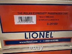 Lionel Polar Express Trains, Locomotive and Tender, 2 Pass Cars, Observation Car