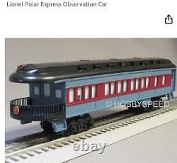 Lionel Polar Express Trains, Locomotive and Tender, 2 Pass Cars, Observation Car