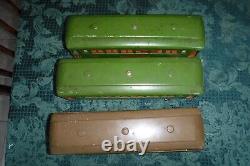 Lionel Pre War Train Set 318e, 309 Car, 310 Car, 312 Car Untested For Parts