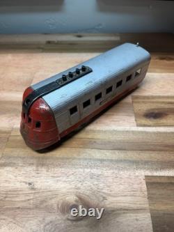 Lionel Prewar 1700E Red & Silver Junior Streamliner Loco Power Car Train Engine