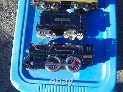 Lionel Prewar Standard Gauge 384E 337 338 Steam Locomotive Passenger Car Train