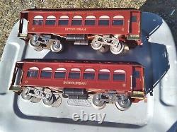 Lionel Prewar Standard Gauge Early 10 Interurban Set Power & Trail Cars RARE