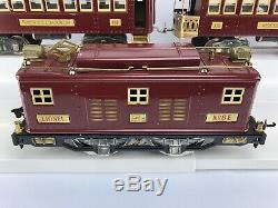 Lionel Prewar Super Motor Standard Gauge Train, Locomotive N0.8e, 337, 338 Cars