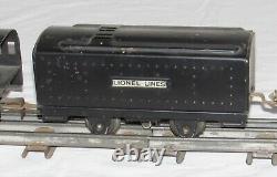 Lionel Prewar Train Set with #1688 2-4-2 Steam Locomotive & 3 Cars O Gauge