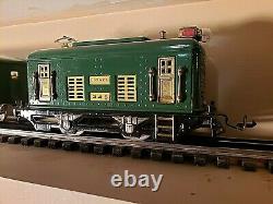 Lionel RARE Antique Pre War # 345 Train with 2 passenger cars # 629 & 630 set
