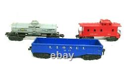 Lionel Scout Set with 1001 Steam Engine 1001T Tender & Freight Cars Postwar Trains