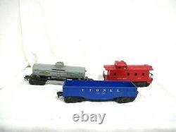 Lionel Scout Set with 1001 Steam Engine 1001T Tender & Freight Cars Postwar Trains