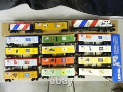 Lionel Spirit Of 76 Train Set, 13 Box Cars, Locomotive, And Caboose, Boxed