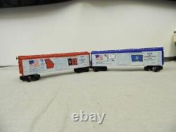 Lionel Spirit Of 76 Train Set, 13 Box Cars, Locomotive, And Caboose, Boxed