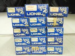 Lionel Spirit Of 76 Train Set, 13 Box Cars, Locomotive, And Caboose, Boxed