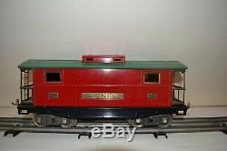 Lionel Standard Gauge Set 390E Loco, Tender and 7, 200 Series Work Train Cars