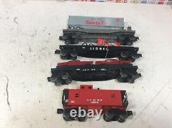 Lionel Steam Engine 8141 and 4 Freight Car