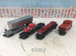 Lionel Steam Engine 8141 and 4 Freight Car