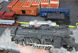 Lionel Train 2036 locomotive Engine Tinder Caboose Tank Car 027 &accessories Set