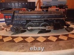 Lionel Train Set 1950's BOXED #1501S Locomotive withSmoke, Tender, 3 Cars & Xtra