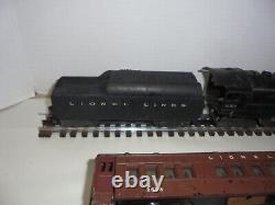 Lionel Train Set 2056 Engine With 2046w Tender And Two Vintage Madison Cars 1948