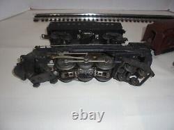 Lionel Train Set 2056 Engine With 2046w Tender And Two Vintage Madison Cars 1948