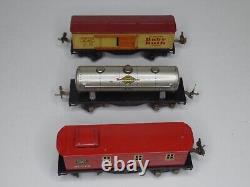 Lionel Trains 1664e Locomotive Tender 1679 Box Car 1680 Tanker 1682 Caboose Runs