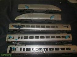 Lionel Trains 6-31714 Amtrak Acela TMCC Locomotive Set 5 Cars