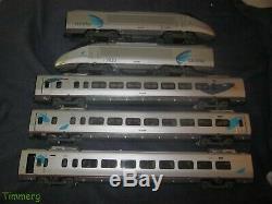 Lionel Trains 6-31714 Amtrak Acela TMCC Locomotive Set 5 Cars