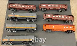 Lionel Trains 6-8555 6-8557 Milwaukee Road F3 A-A Diesel + fuel loco & 4 cars