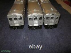 Lionel Trains 6-8764 8765 8767 B&O RDC Budd Cars Commuter Train 3 Car Set