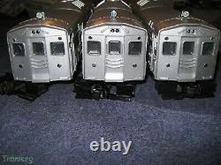 Lionel Trains 6-8766 8767 8768 B&O RDC Budd Cars Commuter Train 3 Car Set