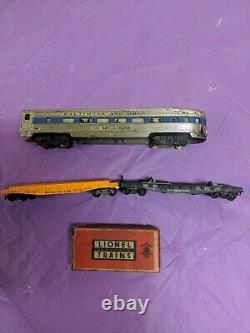 Lionel Trains lot Baltimore & Ohio, 2 cars and box if barrels shelf194