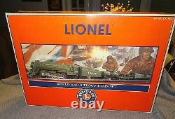 Lionel U. S. Army WWII Troop Train Set with MTH Double Jeep Flat-Bed Car Upgrade