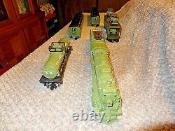 Lionel U. S. Army WWII Troop Train Set with MTH Double Jeep Flat-Bed Car Upgrade