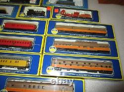 Lot 19 AHM Train Diesel Locomotives Steam Engines Dockside Flat Baggage Ore Cars