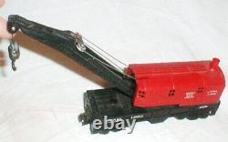 Lot-5 Vintage LIONEL 027 O-gauge Steam Locomotive TRAIN Engine Car Missile-Crane