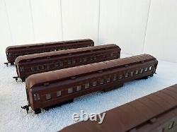 Lot HO Scale AHM Pennsylvania #9506-A Train Engine & 4 ATHEAR HEAVYWEIGHT CARS