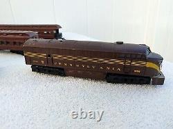 Lot HO Scale AHM Pennsylvania #9506-A Train Engine & 4 ATHEAR HEAVYWEIGHT CARS