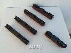 Lot HO Scale AHM Pennsylvania #9506-A Train Engine & 4 ATHEAR HEAVYWEIGHT CARS