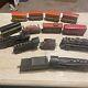 Lot Of 14 O Gauge Pre War Train Cars And Locomotives. Collectible Trains