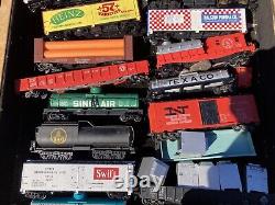 Lot of 26 HO Locomotives Train cars AHM Bachman Atlas Untested As Is