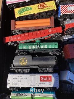 Lot of 26 HO Locomotives Train cars AHM Bachman Atlas Untested As Is