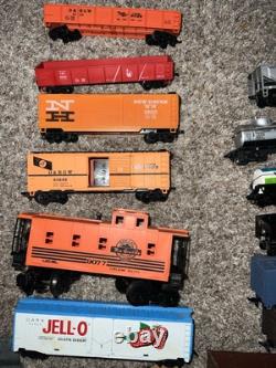 Lot of 31 HO & O Gauge Locomotives And Train Cars, Lionel, AHM, And Tyco