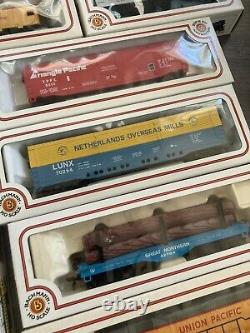 Lot of trains and rails BACHMANN HO Scale cars engines coal In Box GREAT SHAPE