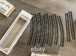 Lot of trains and rails BACHMANN HO Scale cars engines coal In Box GREAT SHAPE