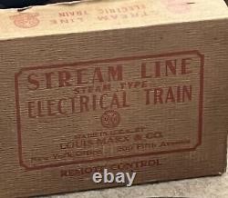 MARX 1946 Commodore Vanderbilt Electrical Train Set Stream Line New York Central