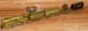 Marx Army 897 Lithograph Wind-up Metal Locomotive Train Withcars & Extra's! Works