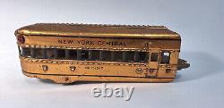 MARX Train Steamline New York Central #635 Mercury Locomotive + 3 Passenger cars