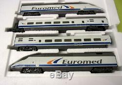 MEHANO HO EUROMED High Speed 4 car train 101 EMU RENFE boxed excellent (V)